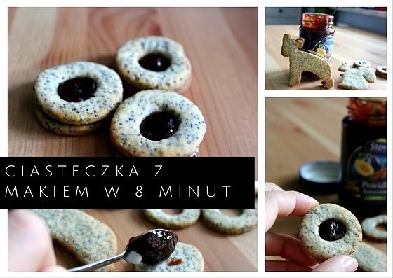 Ciasteczka z makiem w 8 minut