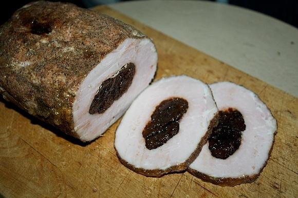 Schab ze śliwką w przyprawie korzennej