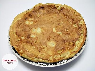 Amarantusowy omlet z jabłkiem