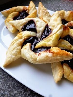 Ciastka francuskie z dżemem