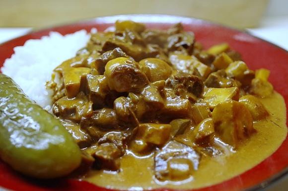 Stroganow z boczniaków na Sylwestra