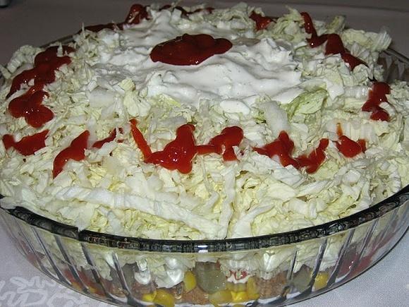 Sałatka gyros na sylwestrową noc