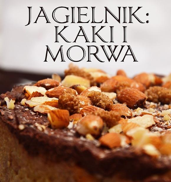 Jagielnik z kaki i morwą białą bez blendera