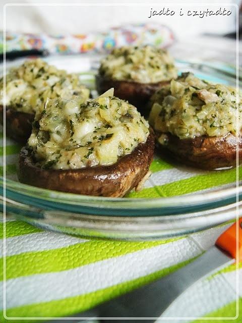 Pieczarki portobello nadziewane