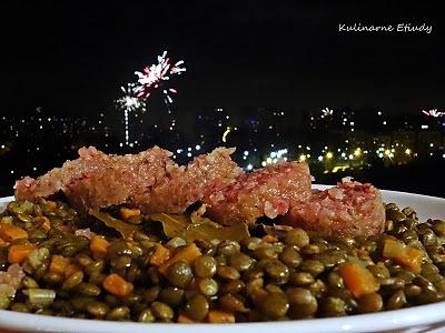 Cotechino z soczewicą włoski sylwester