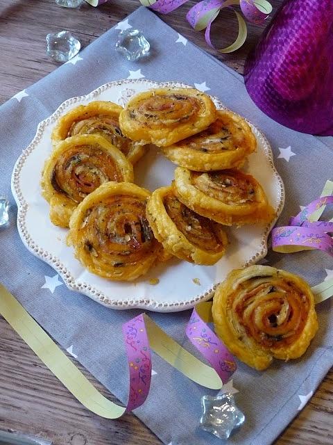 Ślimaczki z pesto i pieczarkami