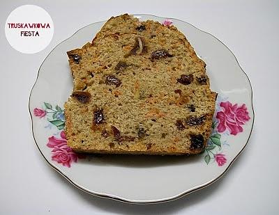 Keks marchewkowy z bakaliami