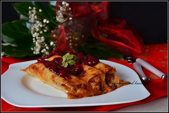 Żurawinowe cannelloni