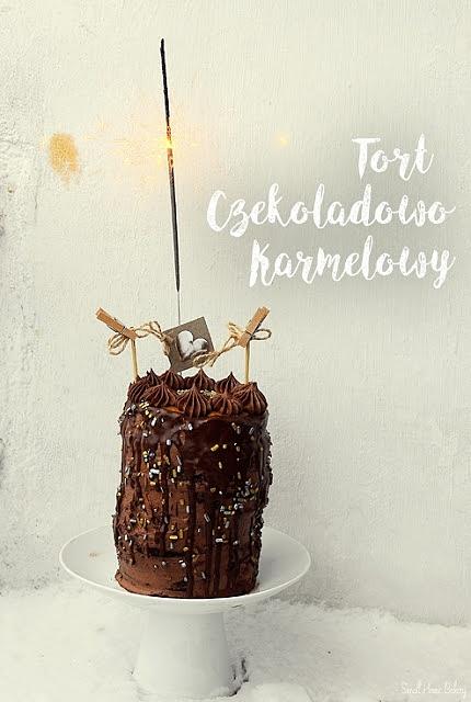 Tort czekoladowo-karmelowy