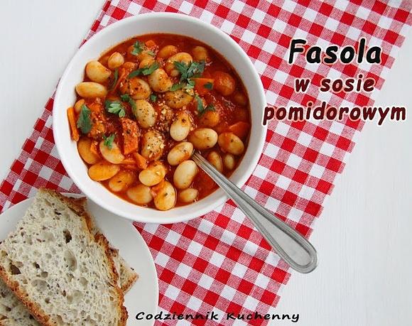 Fasola w sosie pomidorowym