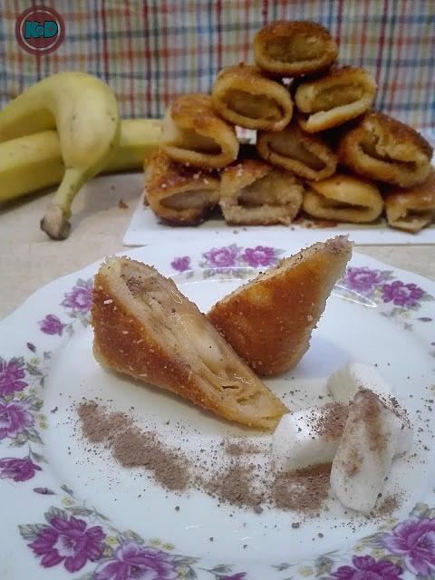 Słodkie krokiety z bananami