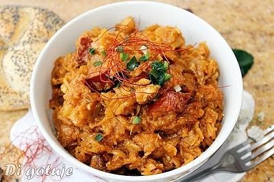 Bigos z kiszonej kapusty