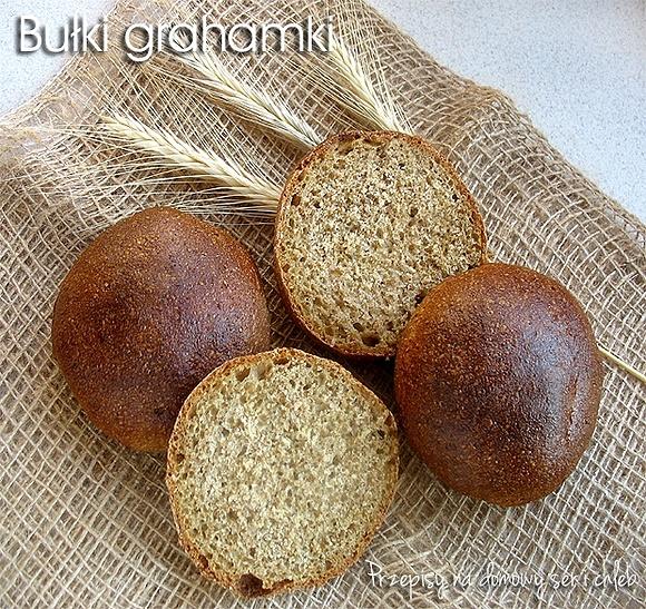 Grahamki - zdrowe bułki na drożdżach z mąki graham