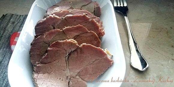 Karkówka pieczona w jabłkach