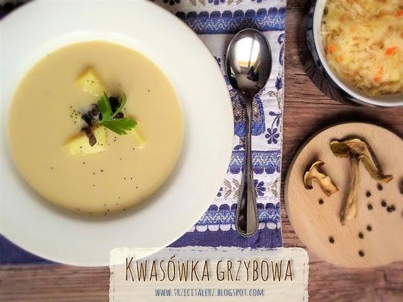 Kwasówka grzybowa kuchnia podkarpacka