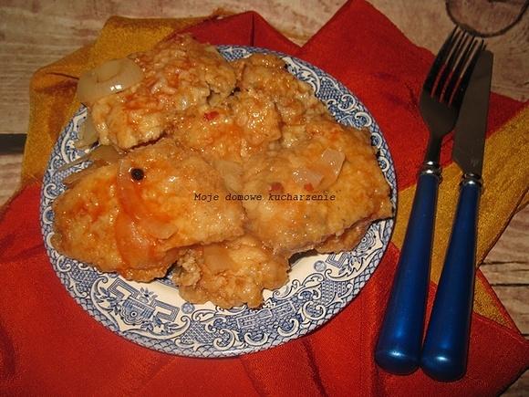 Ryba w zalewie ketchupowo-pomidorowej