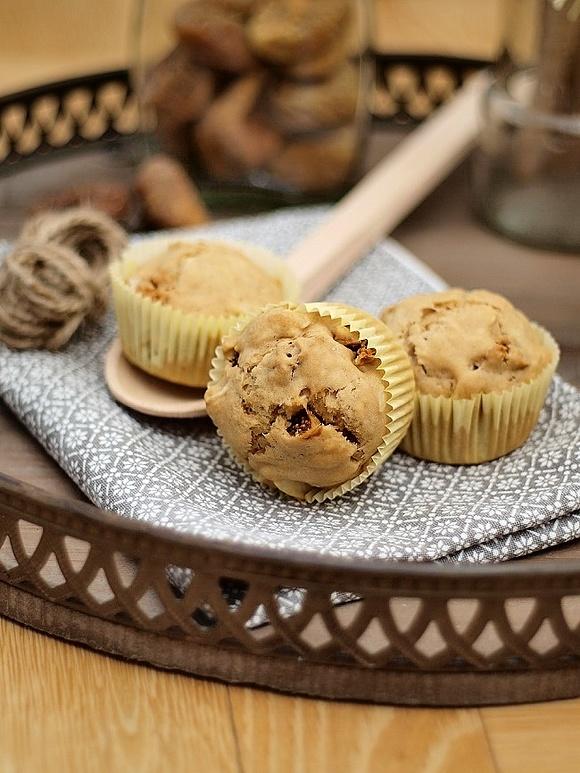 Muffinki z figami i migdałami wegańskie