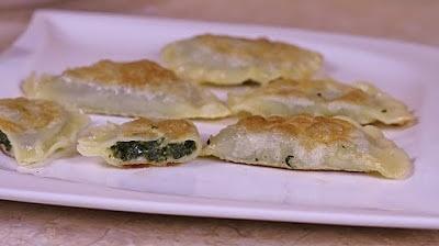 Pierogi ze szpinakiem i serem przepis