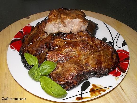 Karkówka pieczona w sosie barbecue w piekarniku