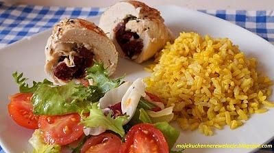 Drobiowe roladki z mozzarellą i suszonymi pomidorami