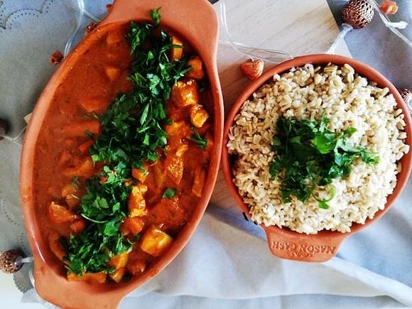 Fit tikka masala z cukinią