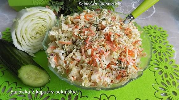 Surówka z kapusty pekińskiej