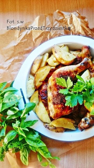 Pieczone nóżki z kurczaka