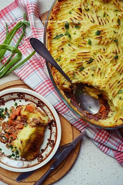 Zapiekanka pasterska brytyjska comfort food