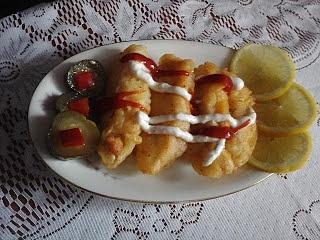 Frykaski z kurczaka w cieście piwnym