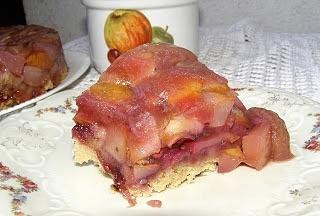 Crumble z kisielowymi jabłkami