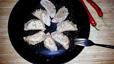 Dietetyczne porosołowe pierogi