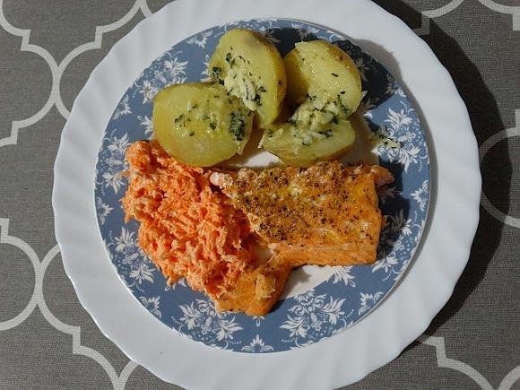 Łosoś z piekarnika