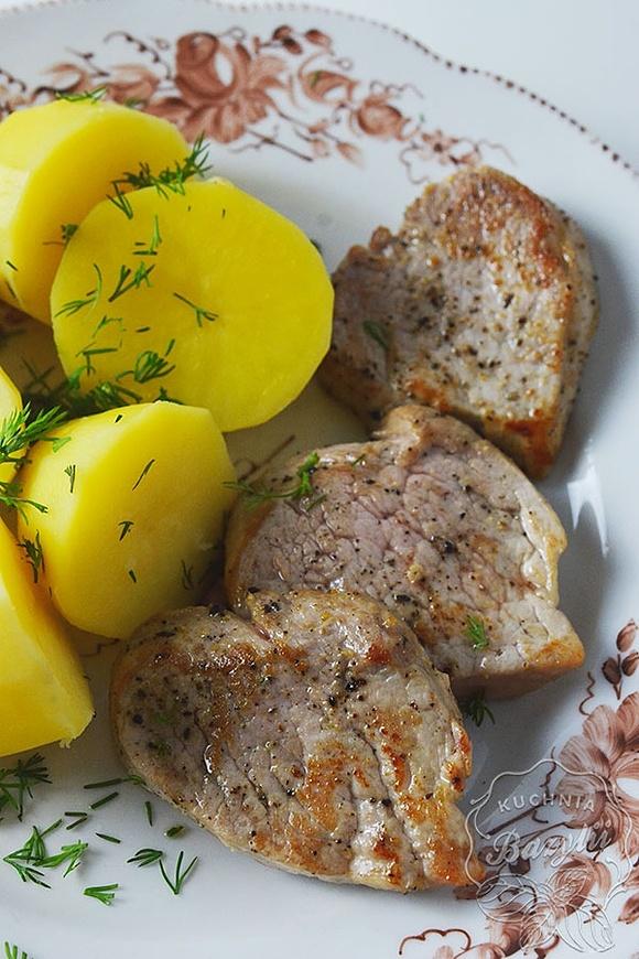 Smażone polędwiczki wieprzowe