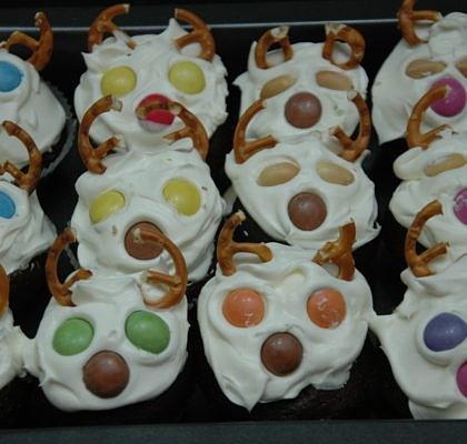 Piernikowe muffinki renifery