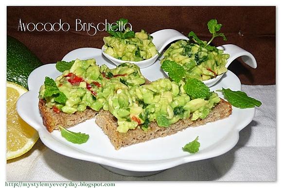Bruschetta z awokado - zdrowa przystawka dla każdego