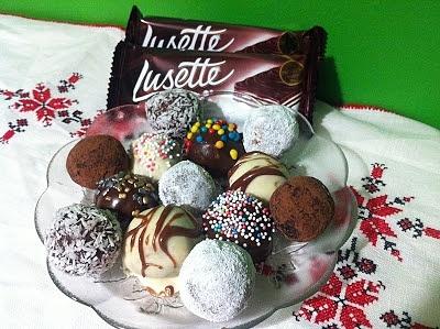 Trufle Lusette na prezent - przepis na słodkie kulinarne delikatności