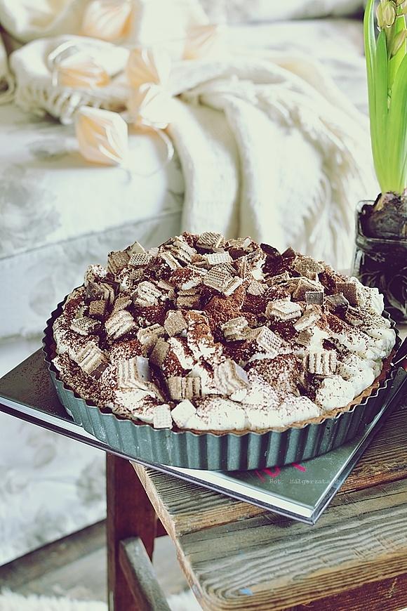 Wafelkowe banoffee pie