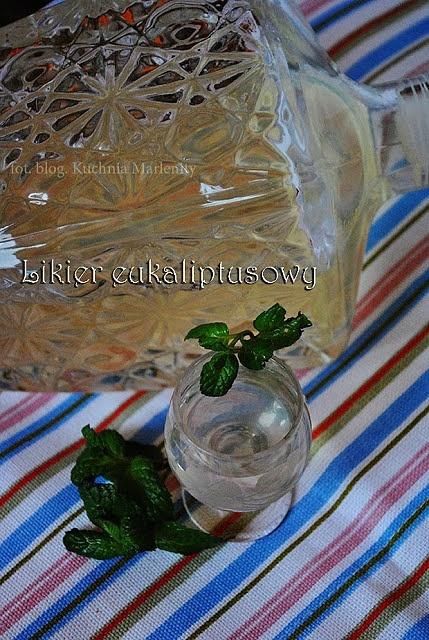 Likier eukaliptusowy na bazie cukierków eukaliptusowych