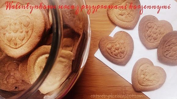 Walentynkowe serca z przyprawami korzennymi