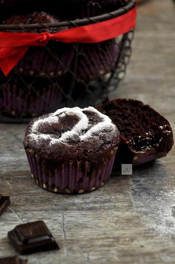 Czekoladowe muffinki z burakiem