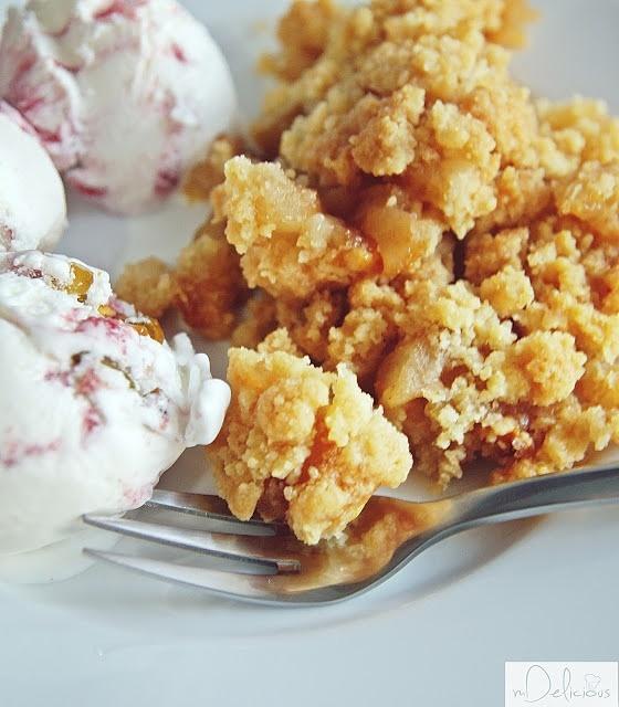 Crumble z jabłkami