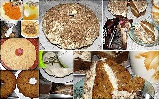 Babka marchewkowo-marcepanowa Lusette ze śmietaną galaretkową