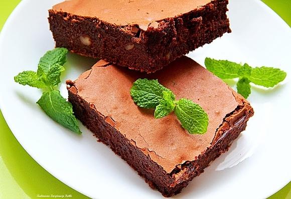 Miętowe brownie