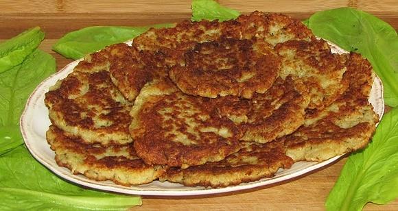 Placki z rzepy i czarnej rzodkwi