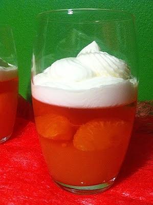 Pomarańczowy deser z mandarynkami i mascarpone