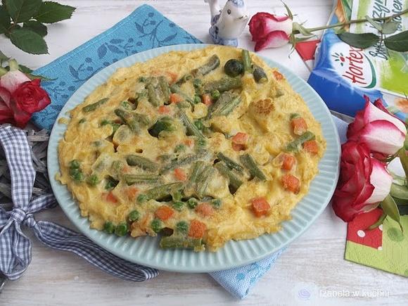 Omlet z warzywami Hortex na śniadanie lub kolację