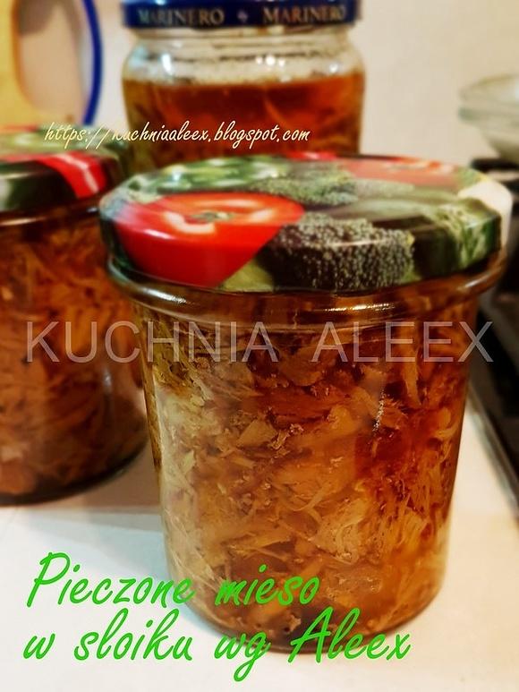 Pieczone mięso w słoiku wg Aleex