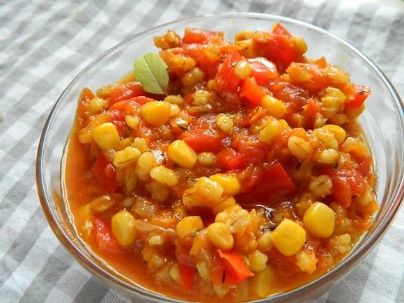 Kaszotto w sosie pomidorowym
