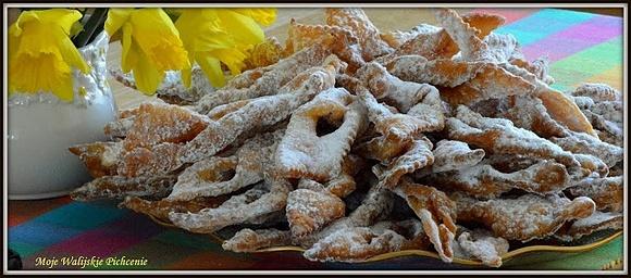 Kruchutkie faworki na mascarpone
