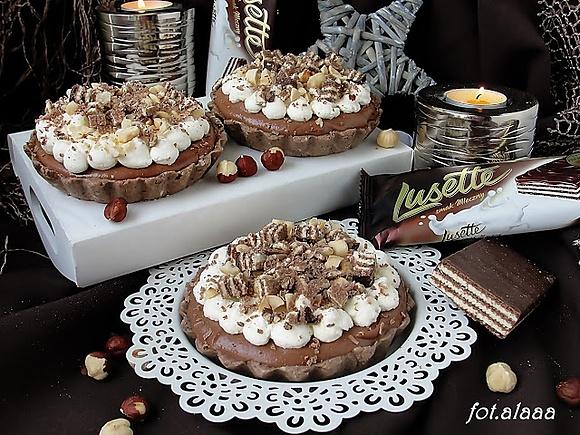 Tarta wafelkowa z nutellą